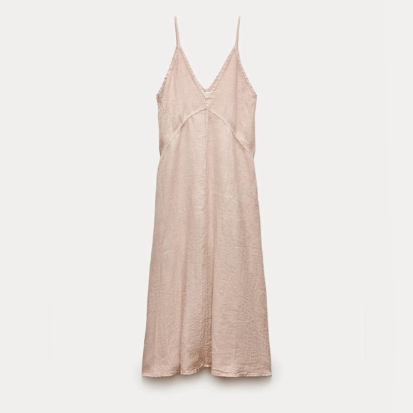 COPY - Long 100% linen dress ZW collections - Picture 5 of 7